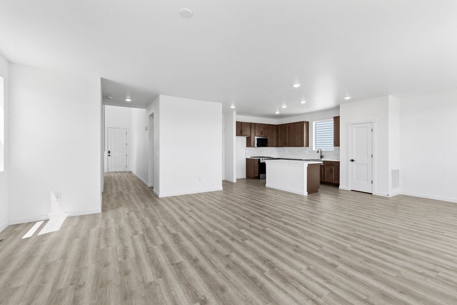 Representative unfurnished interior of a home built from the Bloom Series - Violet by Brightland Homes in Granary, Johnstown (Image 16). Representative unfurnished interior of a home built from the Bloom Series - Violet by Brightland Homes in Granary, Johnstown (Image 16).