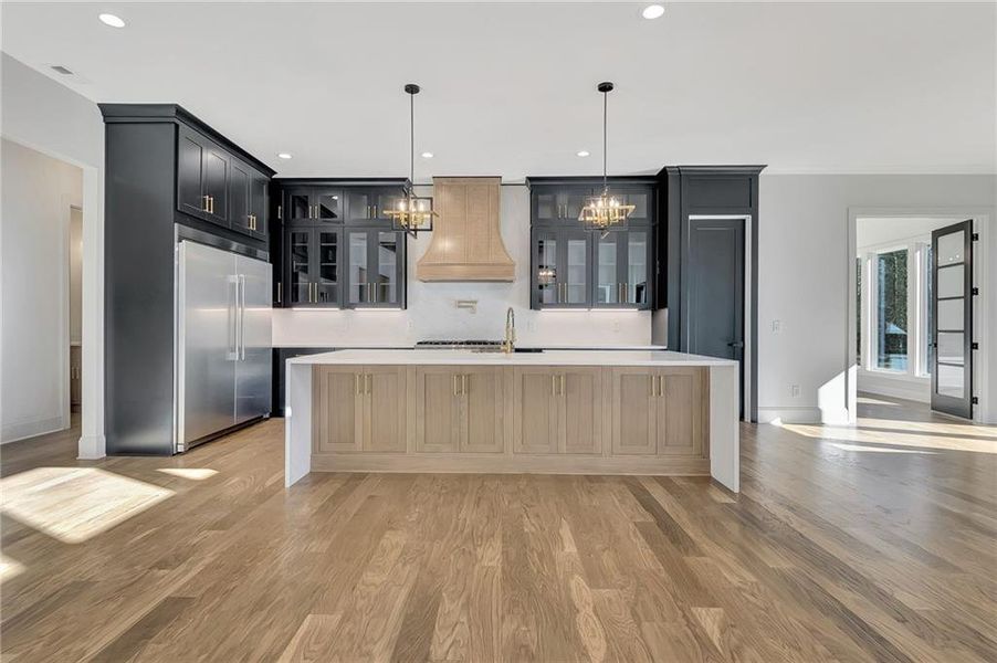 Furnished interior view inside a new home in , Brooks (Image 9).