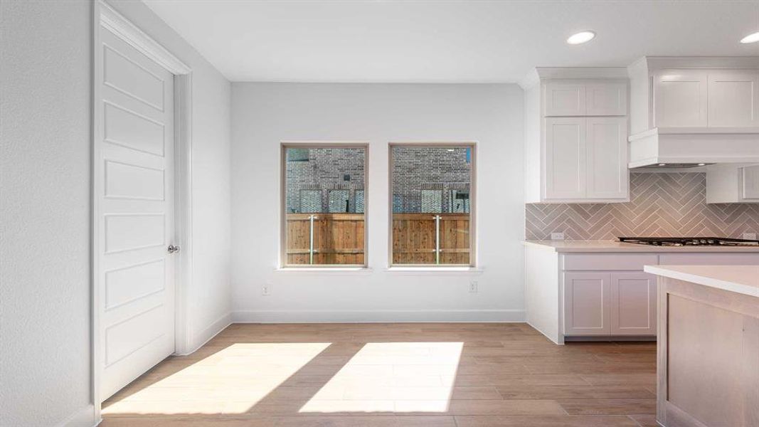 Furnished interior view inside a new home in The Parks At Wilson Creek 40', Celina (Image 9). Furnished interior view inside a new home in The Parks At Wilson Creek 40', Celina (Image 9).