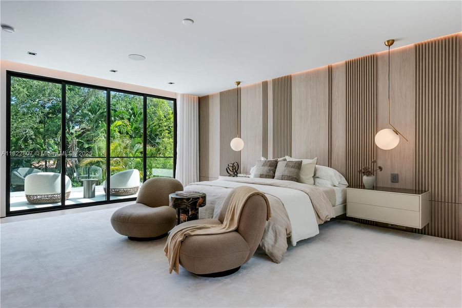 Furnished interior view inside a new home in , Miami (Image 9). Furnished interior view inside a new home in , Miami (Image 9).