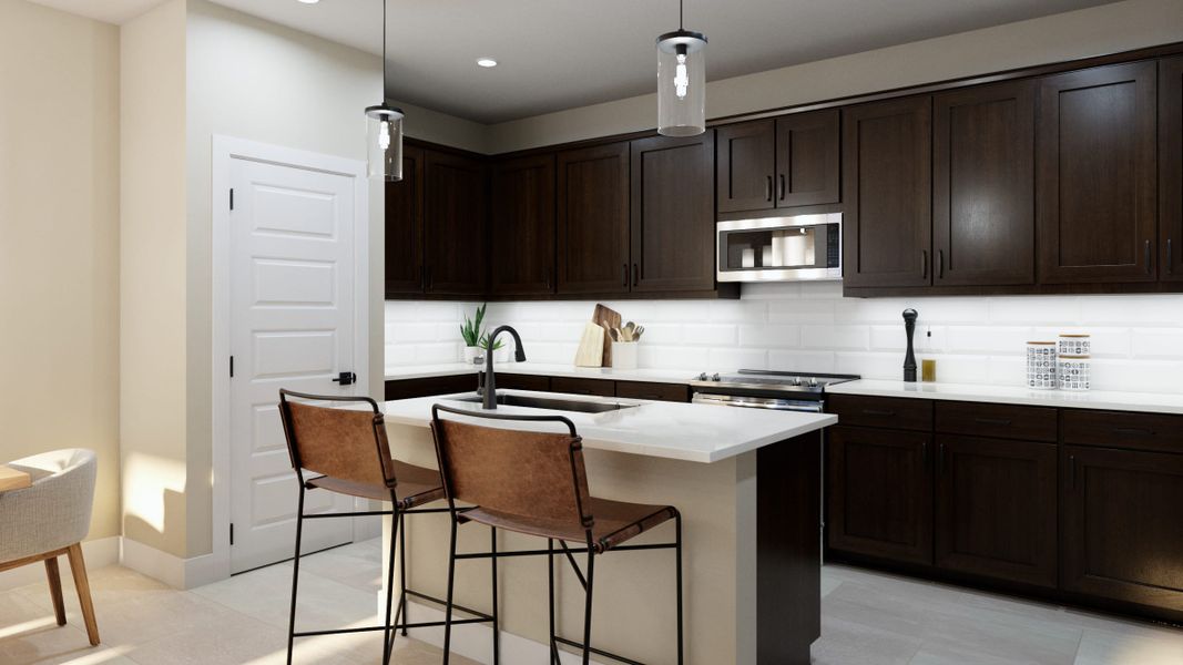 Kitchen | Mariposa | Mira Vista at Victory in Buckeye, AZ by Landsea Homes