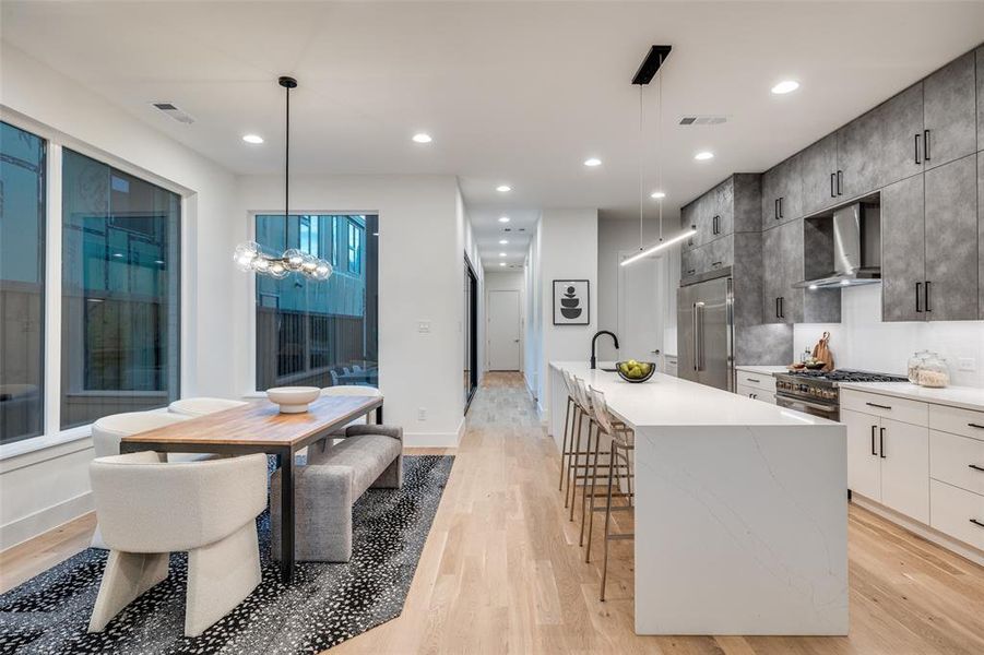 Furnished interior view inside a new home in , Dallas (Image 8). Furnished interior view inside a new home in , Dallas (Image 8).