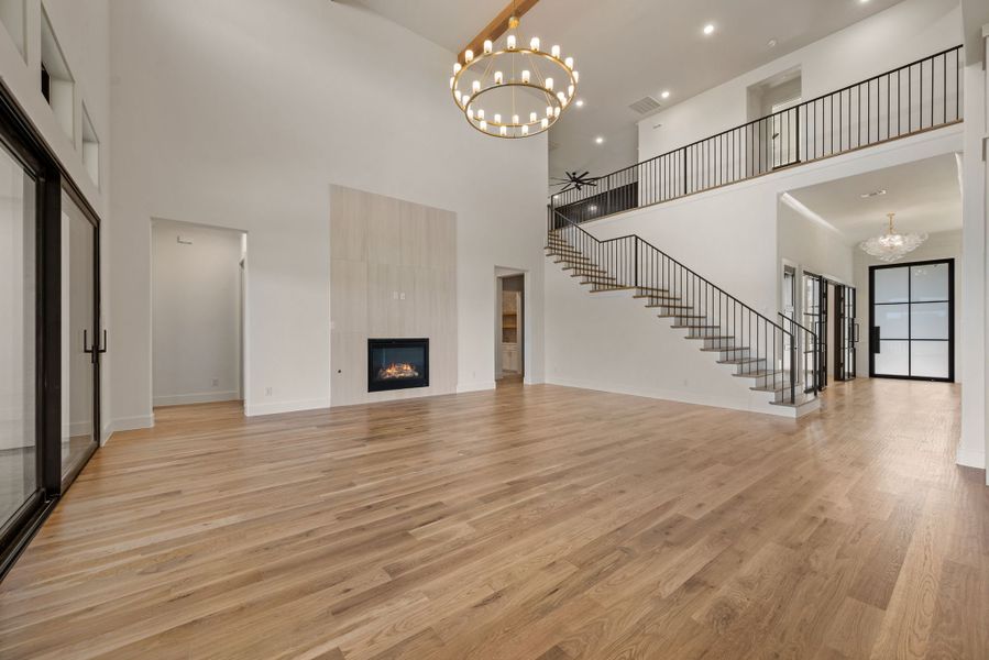 Spacious, unfurnished interior of a new home in Montclair, Prosper (Image 38). Spacious, unfurnished interior of a new home in Montclair, Prosper (Image 38).