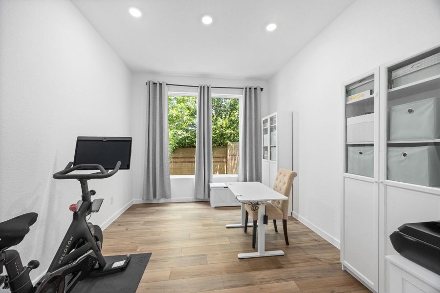 Furnished interior view inside a new home in , Cypress (Image 19).