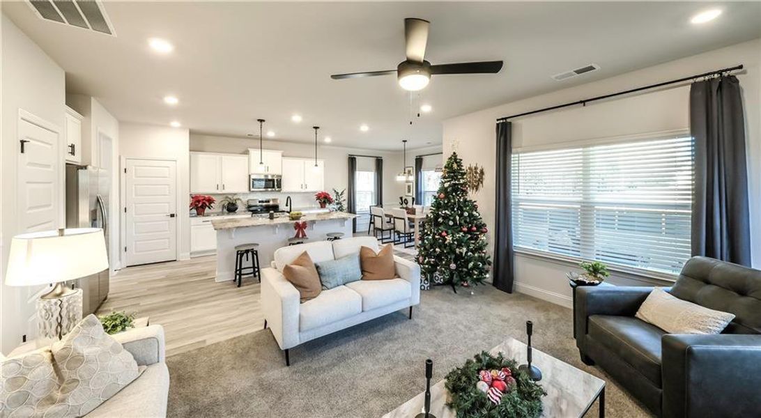 Furnished interior view inside a new home in Canterbury Villas, Carrollton (Image 11).