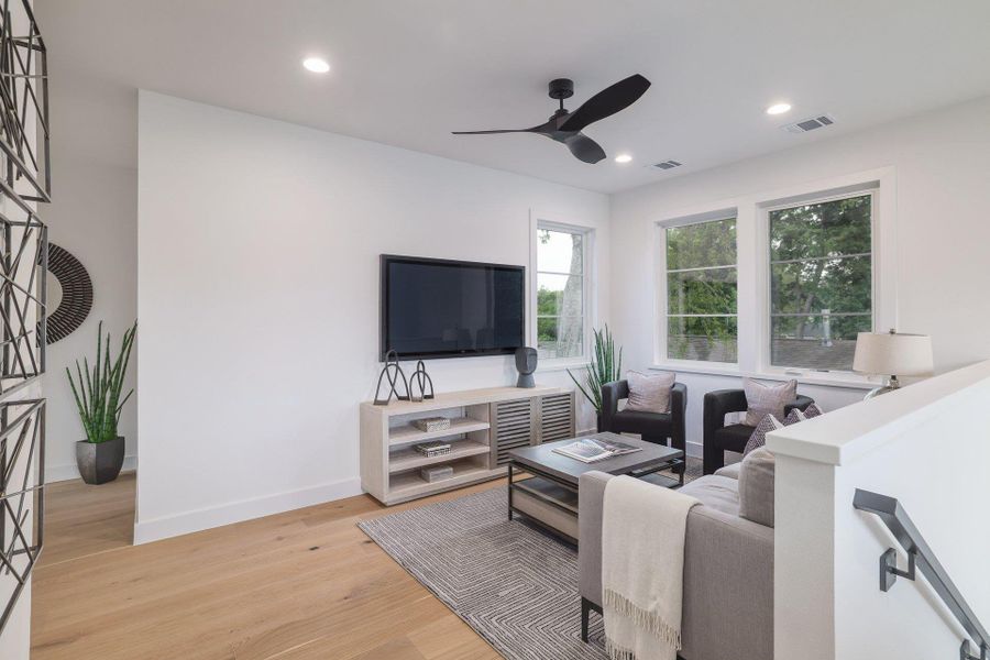 Furnished interior view inside a new home in , Austin (Image 12). Furnished interior view inside a new home in , Austin (Image 12).