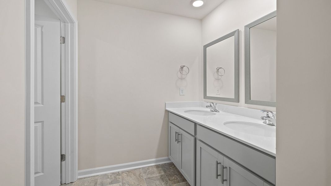 Furnished interior view inside a new home in Durbin Meadows Traditions, Fountain Inn (Image 11). Furnished interior view inside a new home in Durbin Meadows Traditions, Fountain Inn (Image 11).