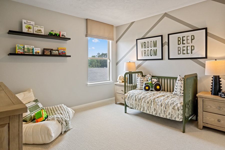 Representative furnished interior of a home built from the 1907 Modeled by KB Home in Madera Trails, New Caney (Image 13).