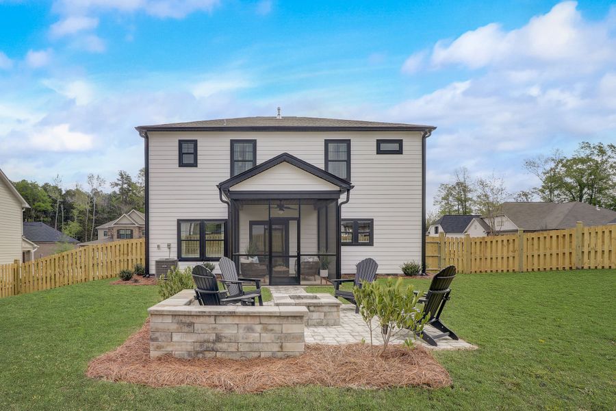 Representative exterior photo of a completed home built from the Brantley II by Great Southern Homes in Collins Cove, Chapin, SC (Image 34).