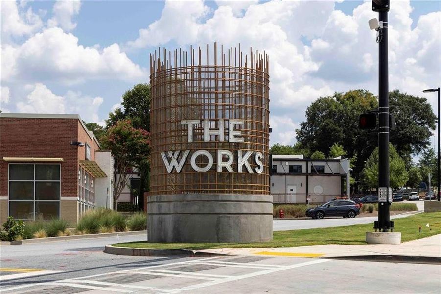 Front exterior of a new home in Westside Bend at Proctor Creek Townhomes, Atlanta, GA, highlighting curb appeal (Image 20). Front exterior of a new home in Westside Bend at Proctor Creek Townhomes, Atlanta, GA, highlighting curb appeal (Image 20).