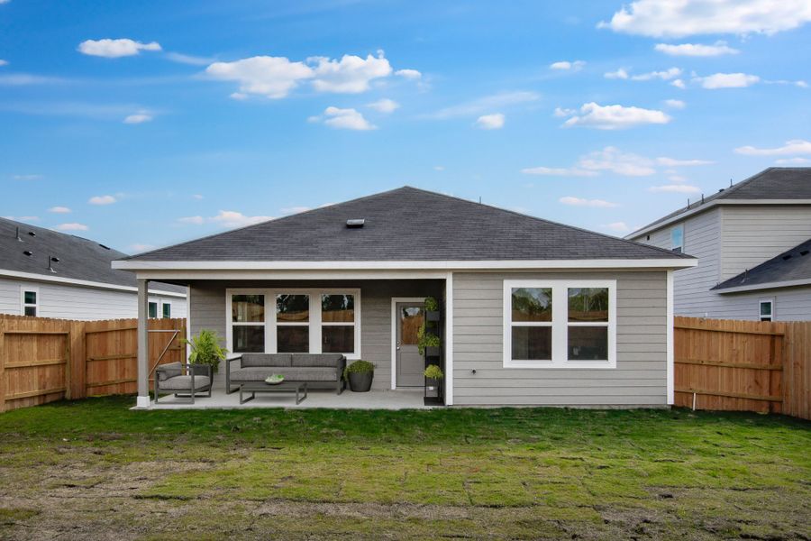Exterior details and patio area of a home in Hockley Meadows, Hockley (Image 24).