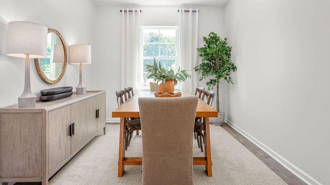 Furnished interior view inside a new home in Cambridge Park, Mebane (Image 5).