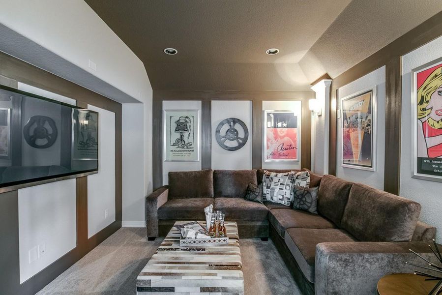 Furnished interior view inside a new home in Marvida, Cypress (Image 23).