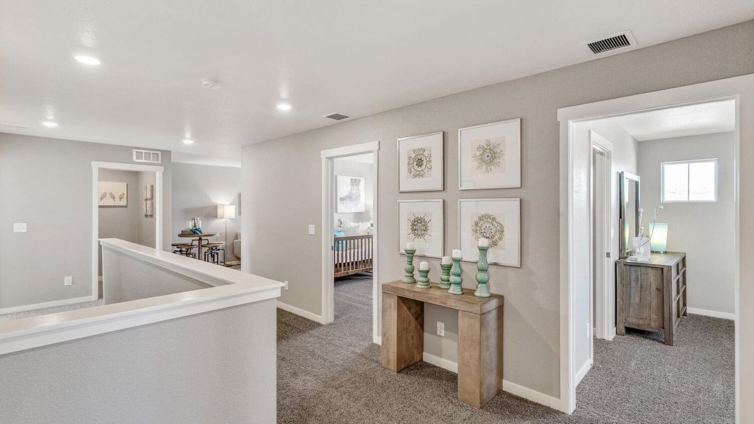 Furnished interior view inside a new home in Lakeside Canyon, Mead (Image 14).