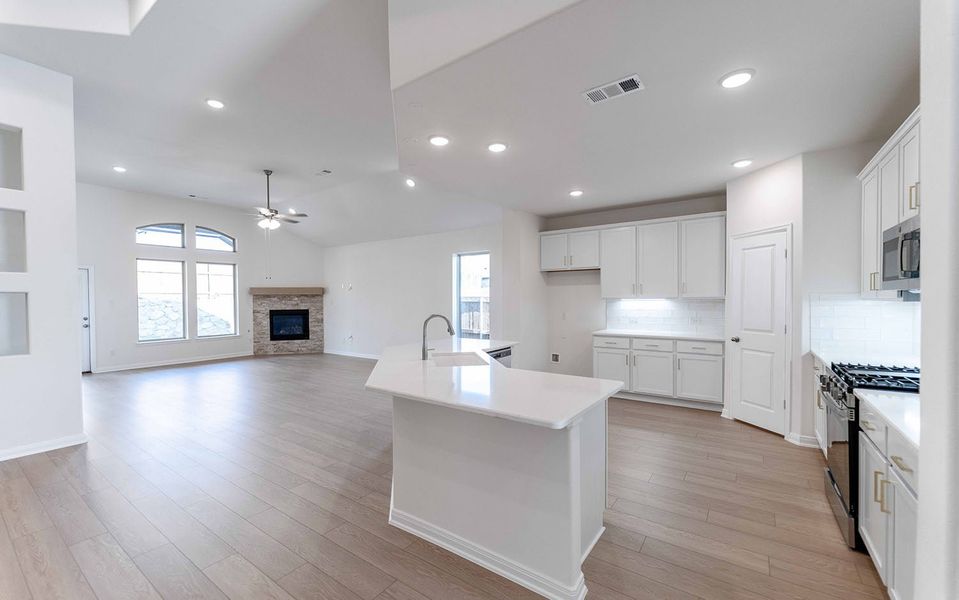 Furnished interior view inside a new home in La Terra, Celina (Image 3).