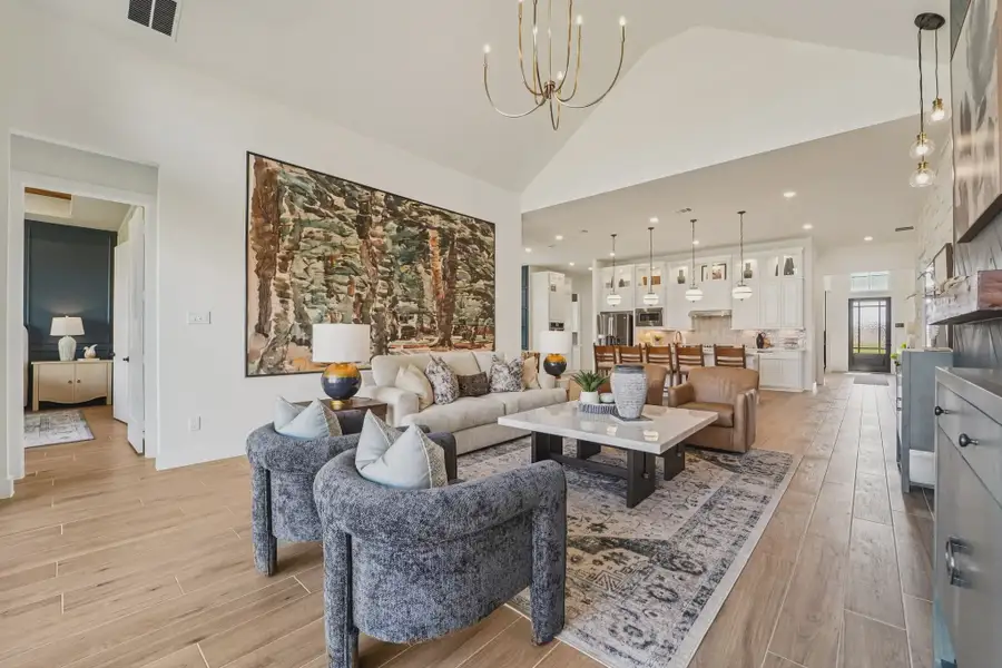 Representative furnished interior of a home built from the Sydney by Chesmar Homes in Lakes of Cane Island, Katy (Image 9). Representative furnished interior of a home built from the Sydney by Chesmar Homes in Lakes of Cane Island, Katy (Image 9).