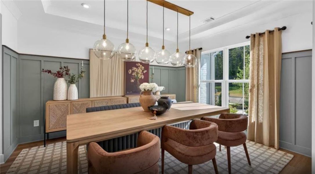 Furnished interior view inside a new home in Riversprings, Dacula (Image 6).