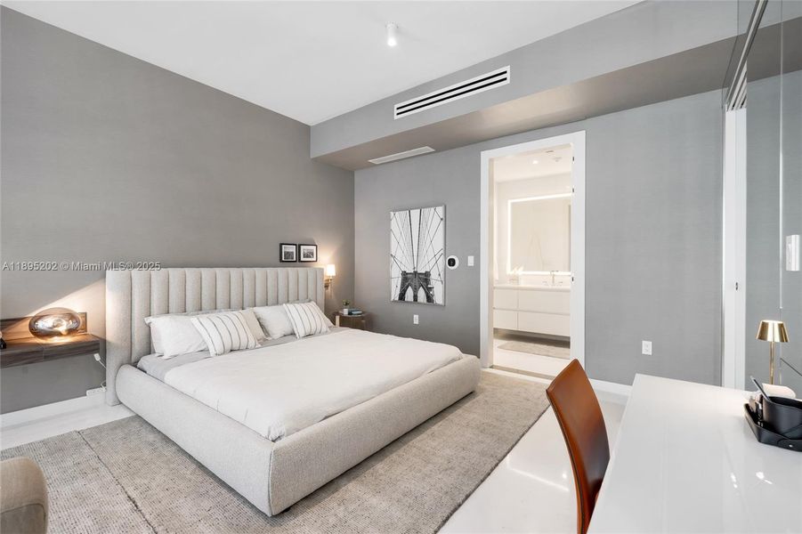 Furnished interior view inside a new home in Aston Martin Residences, Miami (Image 23).