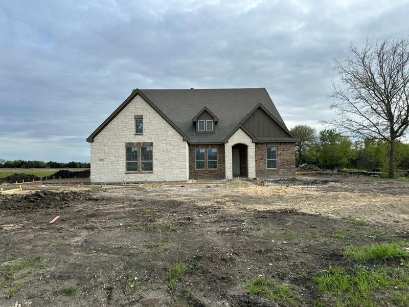 In-progress construction of a new home in Fannin Ranch, Leonard, TX (Image 21).