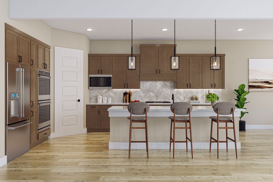 Furnished interior view inside a new home in Dunham Pointe, Cypress (Image 19).
