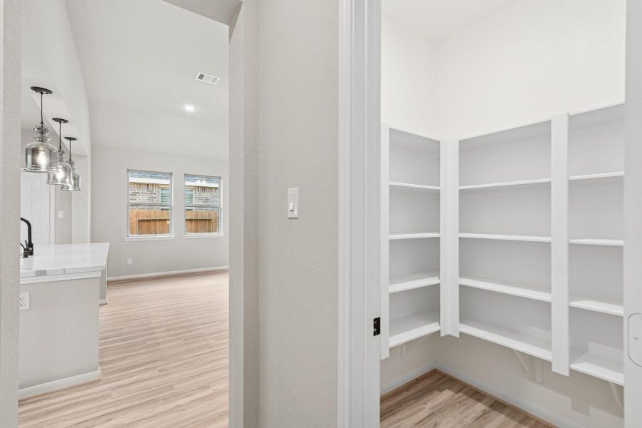 Pantry (*Photo not of actual home and used for illustration purposes only.) Pantry (*Photo not of actual home and used for illustration purposes only.)