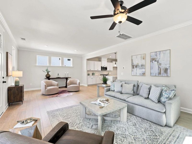 Furnished interior view inside a new home in Forestville Yard, Knightdale (Image 7).