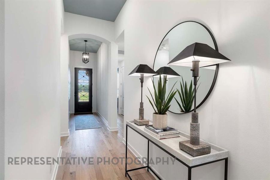 Furnished interior view inside a new home in Treeline, Justin (Image 35).