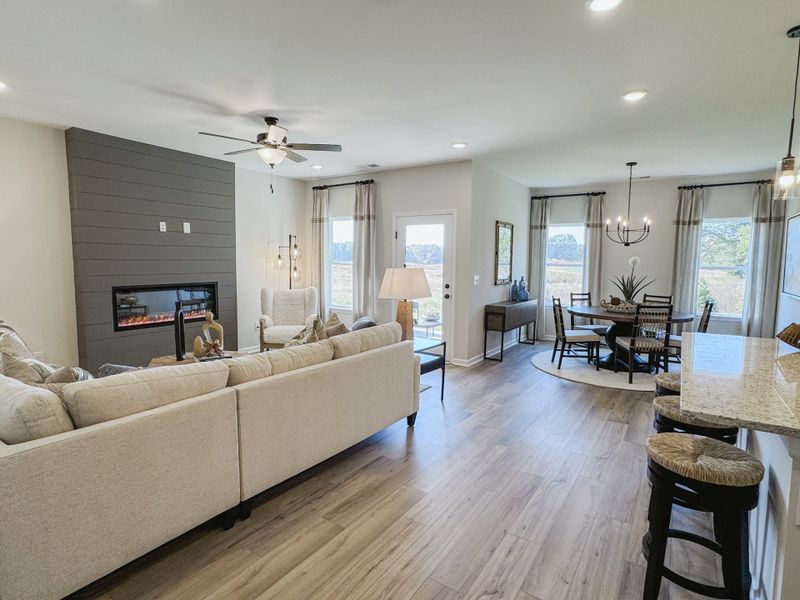 Furnished interior view inside a new home in Jackson Hills, Clarksville (Image 10).
