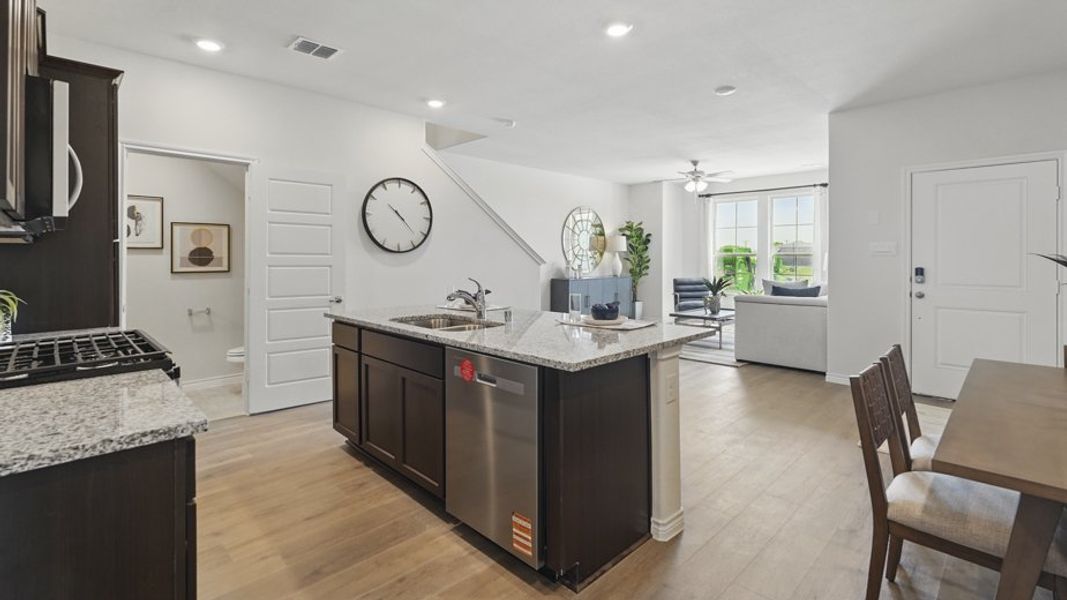 Representative furnished interior of a home built from the Adams by D.R. Horton in Liberty Crossing, Royse City (Image 12). Representative furnished interior of a home built from the Adams by D.R. Horton in Liberty Crossing, Royse City (Image 12).