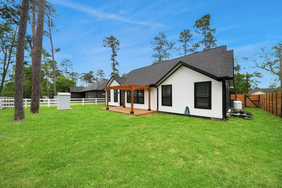 Exterior details and patio area of a home in , Spring (Image 27).