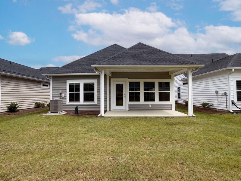 Exterior details and patio area of a home in , Summerville (Image 3).
