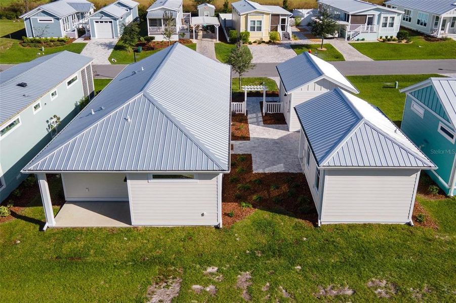 Aerial of Back of Home