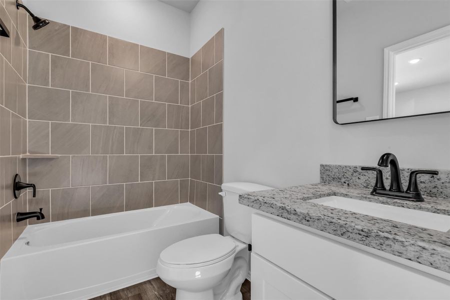 Furnished interior view inside a new home in , Cleveland (Image 15).