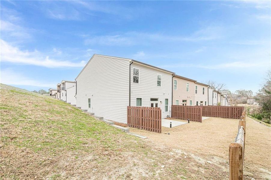Exterior details and patio area of a home in , Atlanta (Image 18).