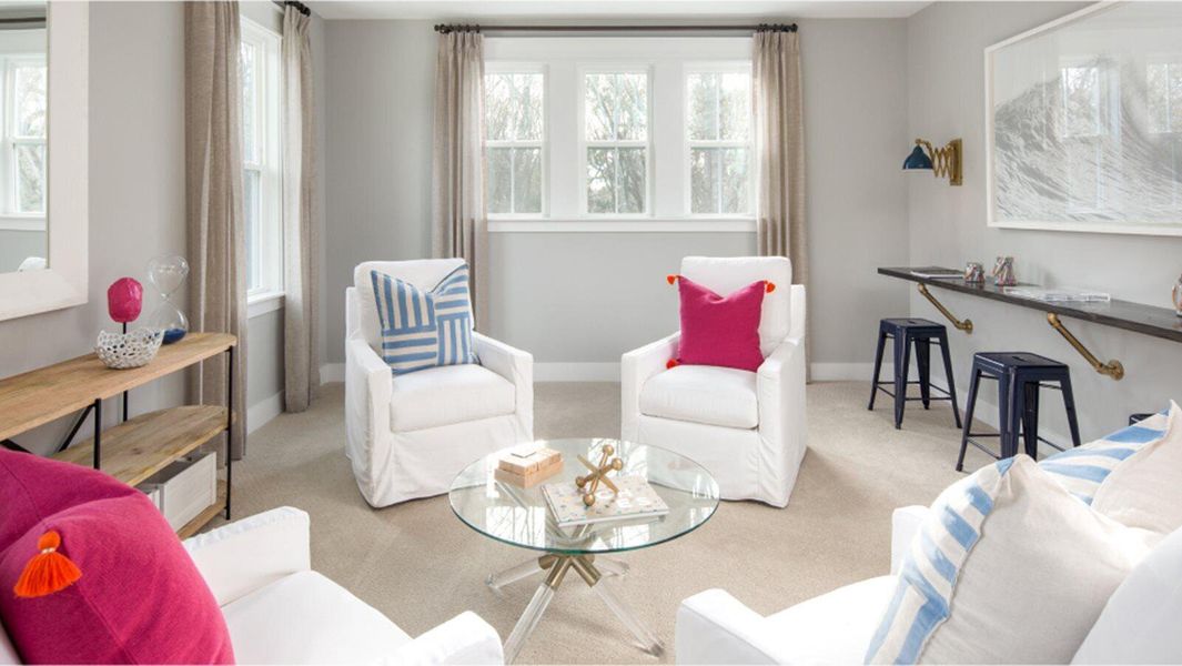 Furnished interior view inside a new home in Heron's Walk at Summers Corner, Summerville (Image 6).