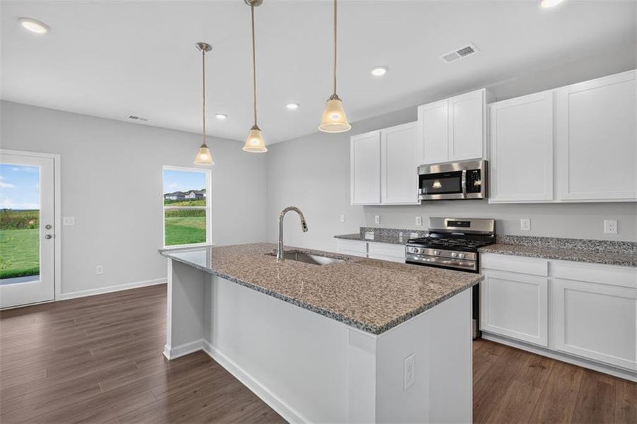Furnished interior view inside a new home in The Stiles, Cartersville (Image 15).