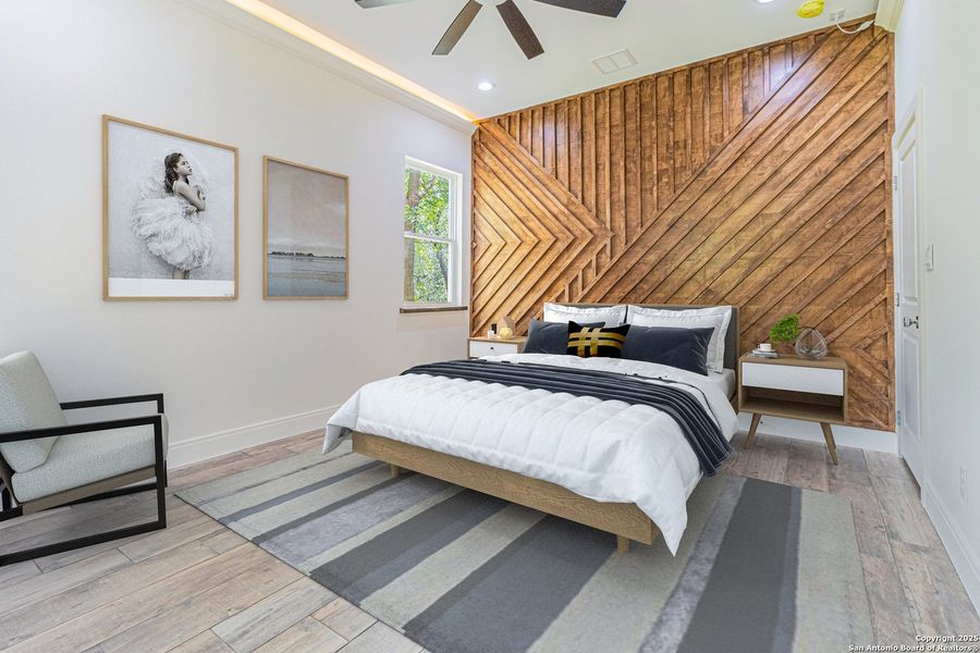 Furnished interior view inside a new home in , San Antonio (Image 16). Furnished interior view inside a new home in , San Antonio (Image 16).