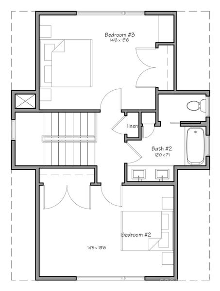 42 Talmadge Second Level Floor Plan 42 Talmadge Second Level Floor Plan