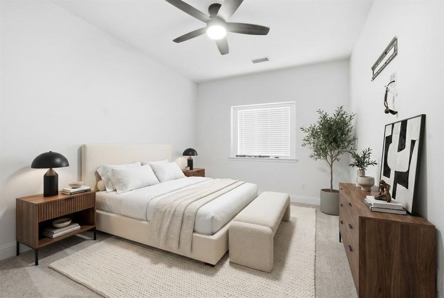 Virtually Staged - Bedroom 3