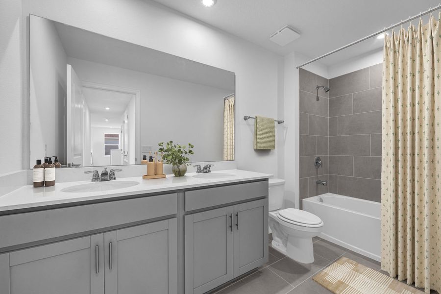 Representative furnished interior of a home built from the The Chester by Stanley Martin Homes in Pine Grove Reserve, St. Cloud (Image 11).