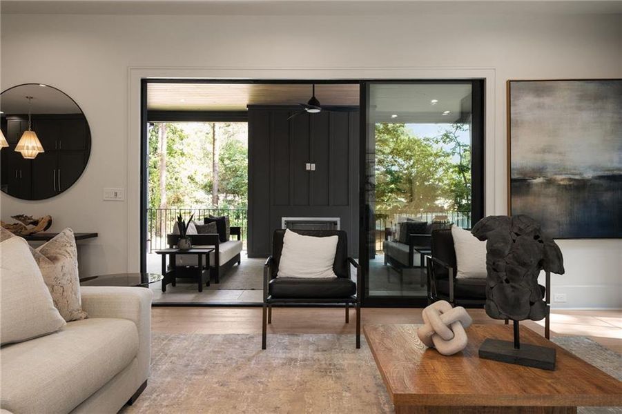 Furnished interior view inside a new home in , Roswell (Image 12).