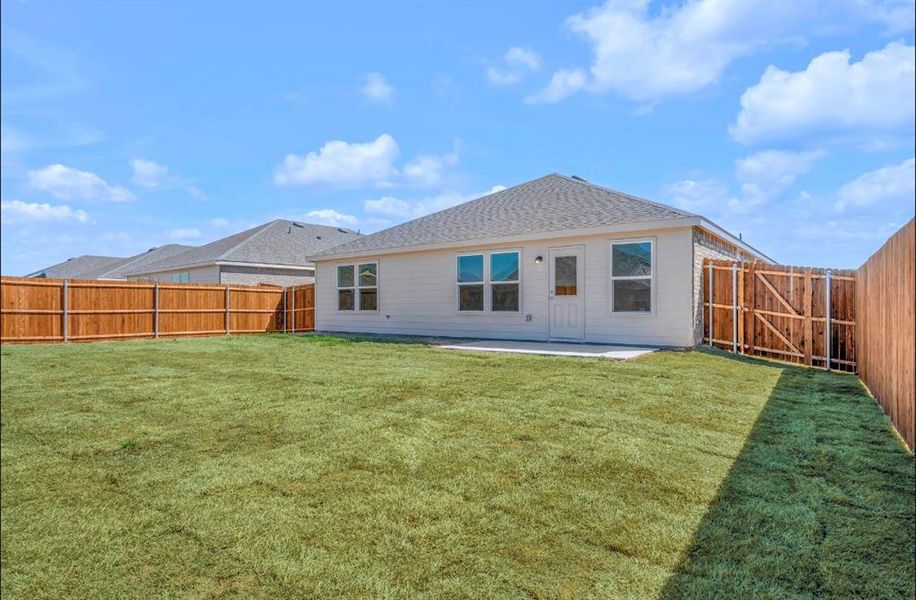 Exterior details and patio area of a home in , Forney (Image 4). Exterior details and patio area of a home in , Forney (Image 4).