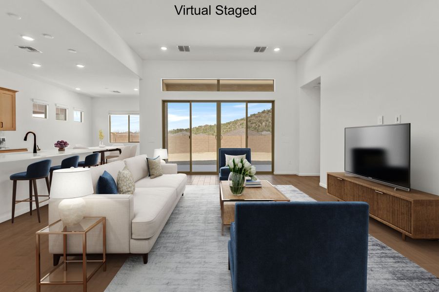 Furnished interior view inside a new home in Saguaro Reserve II, Marana (Image 5).