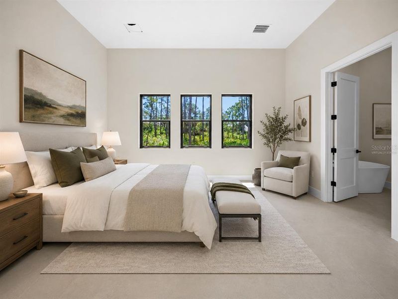Furnished interior view inside a new home in , Port Charlotte (Image 12). Furnished interior view inside a new home in , Port Charlotte (Image 12).