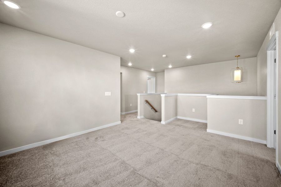 Representative unfurnished interior of a home built from the Ash by View Homes in Aspen Meadows-4, Colorado Springs (Image 20). Representative unfurnished interior of a home built from the Ash by View Homes in Aspen Meadows-4, Colorado Springs (Image 20).