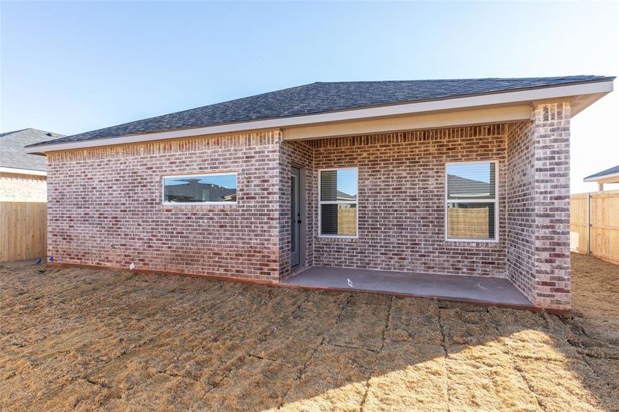 Exterior details and patio area of a home in , Abilene (Image 21).