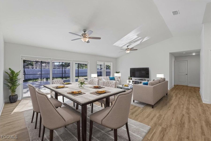 Furnished interior view inside a new home in Cape Coral, Cape Coral (Image 3).