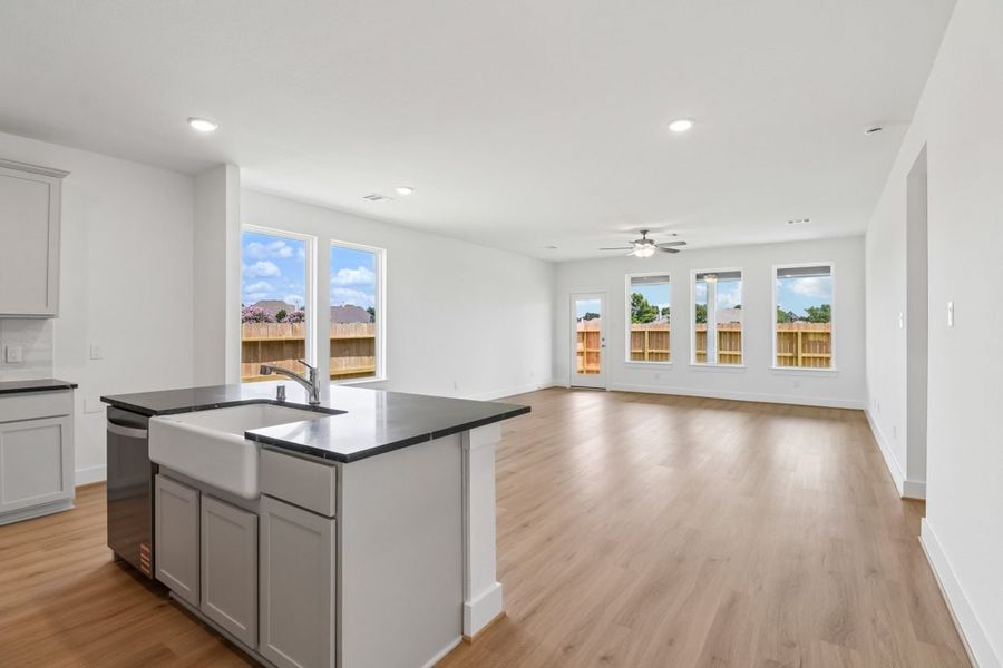 Furnished interior view inside a new home in Trinity Grove, Spring (Image 6).