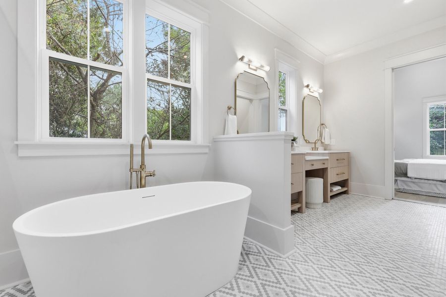 Furnished interior view inside a new home in , Mount Pleasant (Image 29).