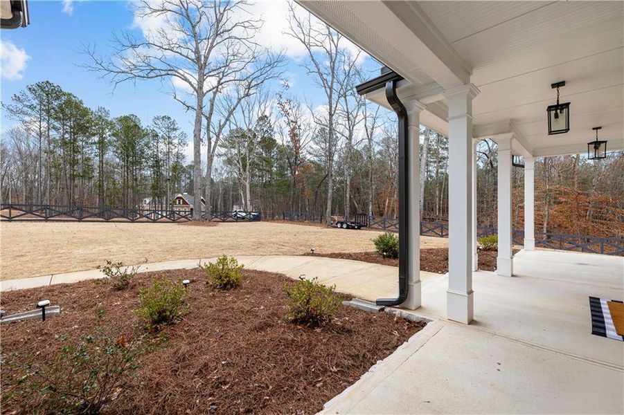 Exterior details and patio area of a home in , Winston (Image 33).